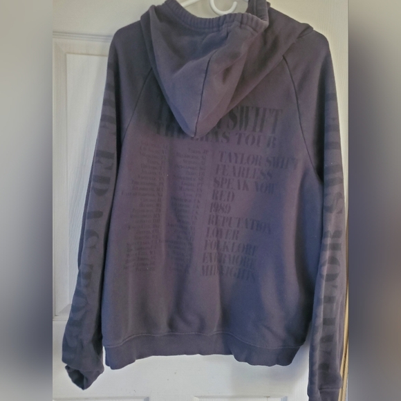 Taylor Swift The Eras Tour Gray Hoodie, Size Medium - Picture 7 of 7